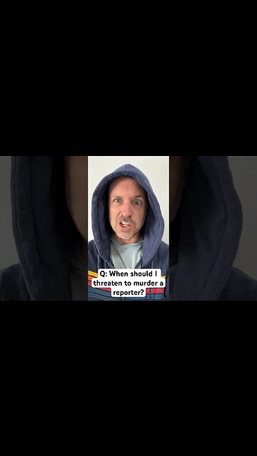 “I want to send a death threat” #askajournalist