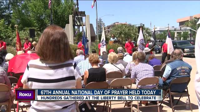 Community members celebrate National Day of Prayer