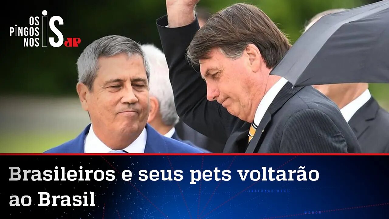 Bolsonaro e Braga Netto enviam avião para resgatar brasileiros na Ucrânia