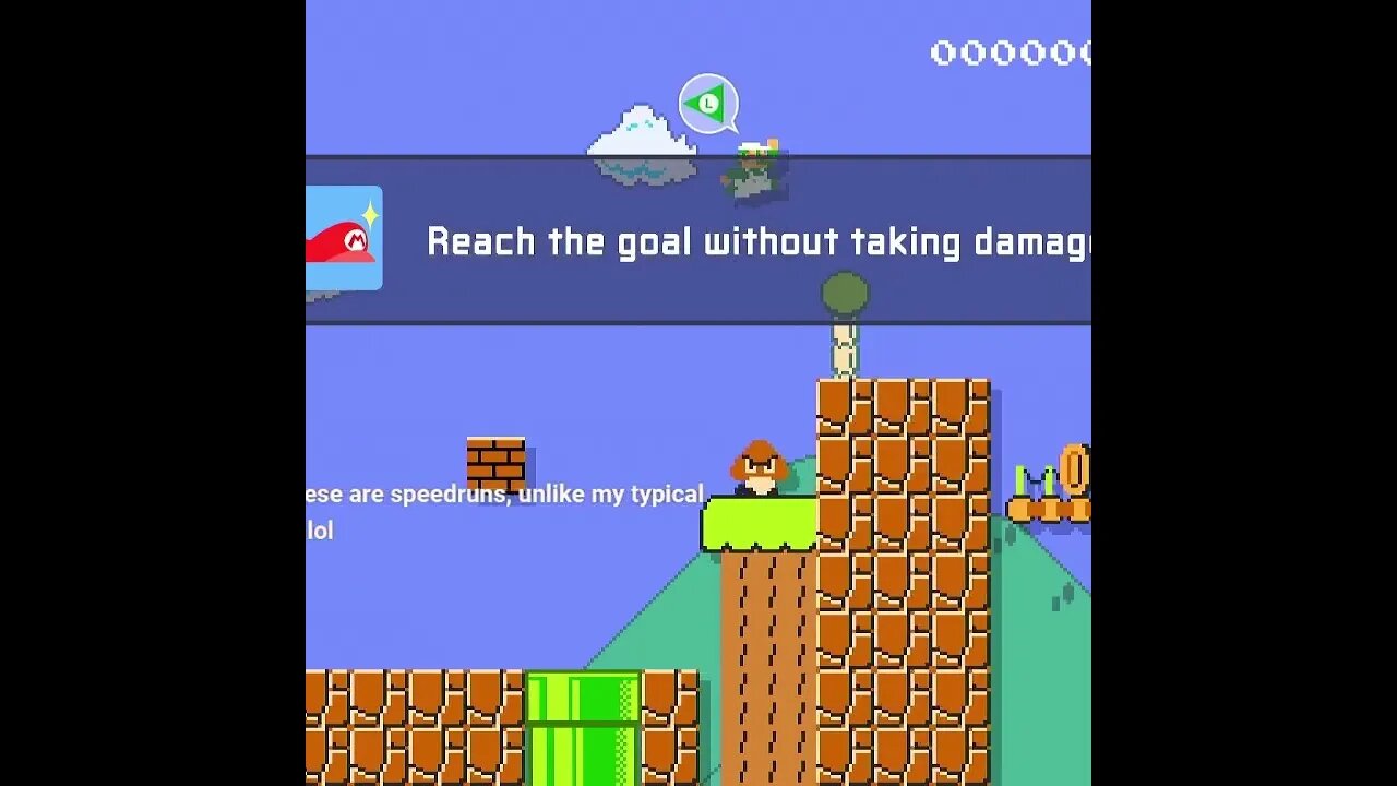 A No Damage Run clip #mariomaker2 #nintendo #smm2