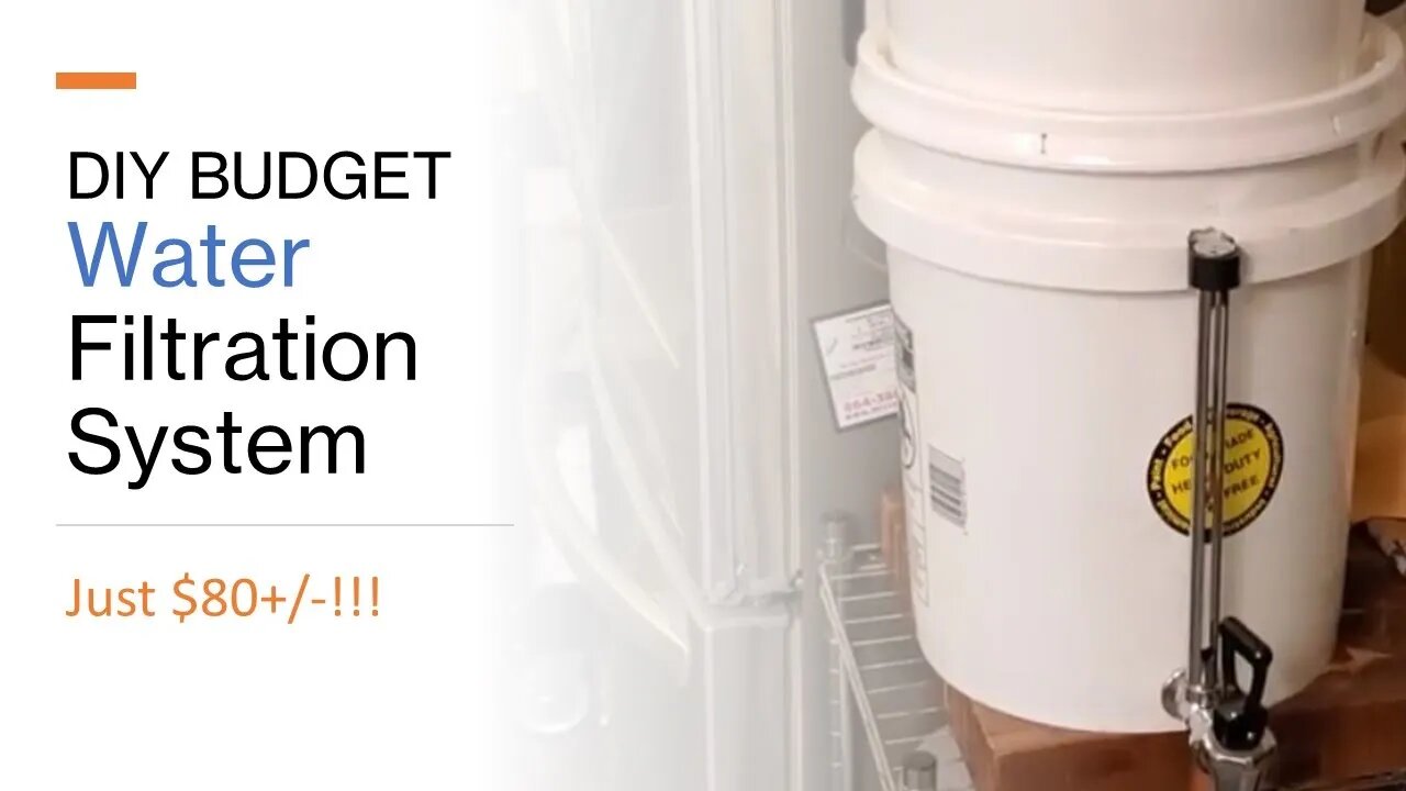 DIY Budget Water Filtration System @PastorDowell