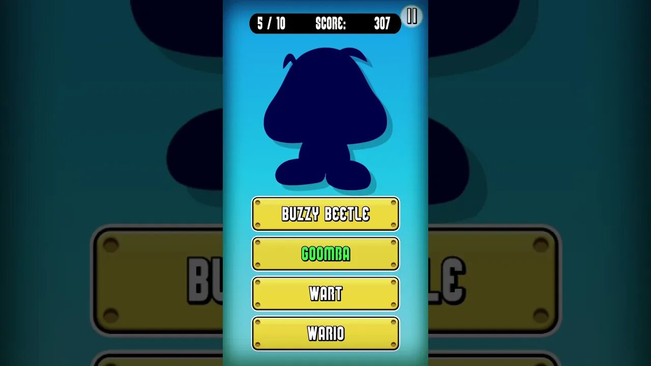 Super Mario Characters Quiz! #shorts