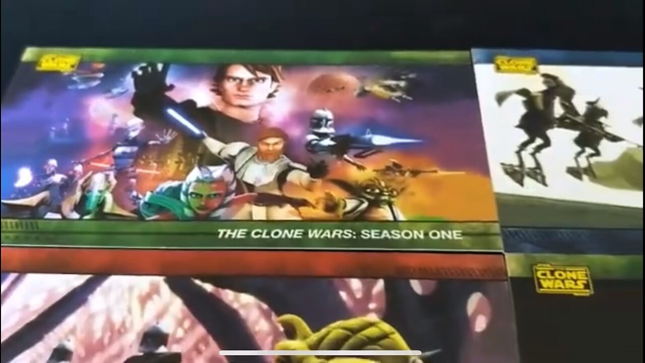 2009 Topps Wide Vision clone wars Season Two