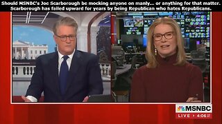 Scarborough desperately attacks DeSantis