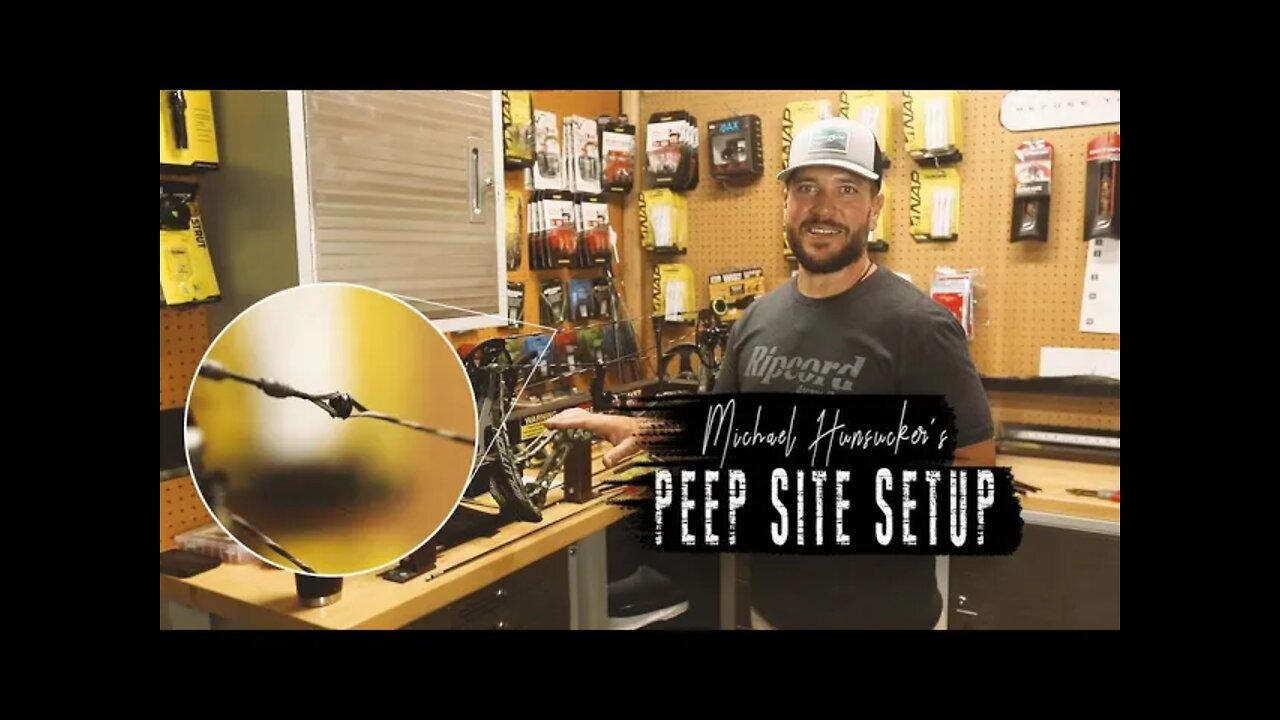 How to Tie a Peep Sight