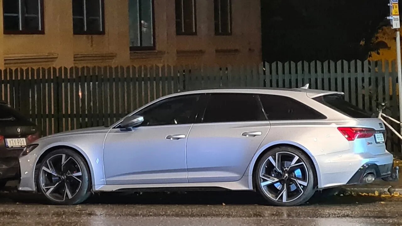 [8k] Stunning Audi RS6 Avant in the night