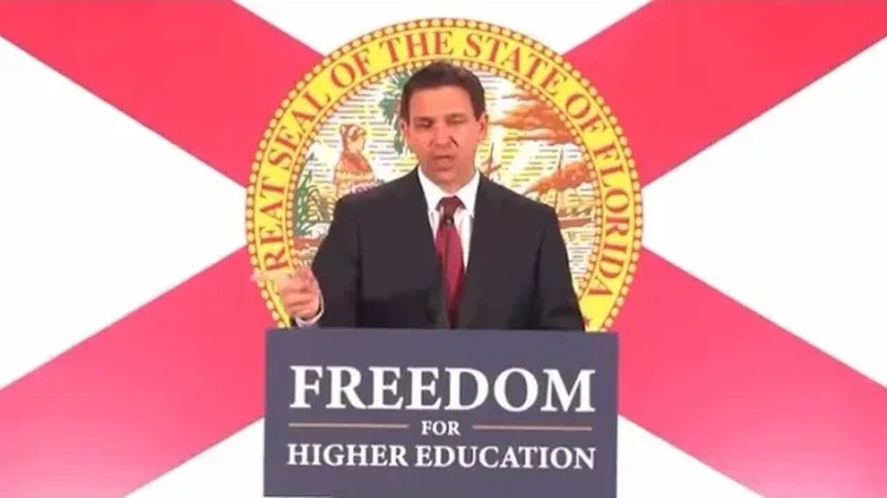 DeSantis SQUIRMS when asked about supporting Trump