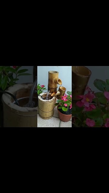 Mini fonte de bambu, #shorts