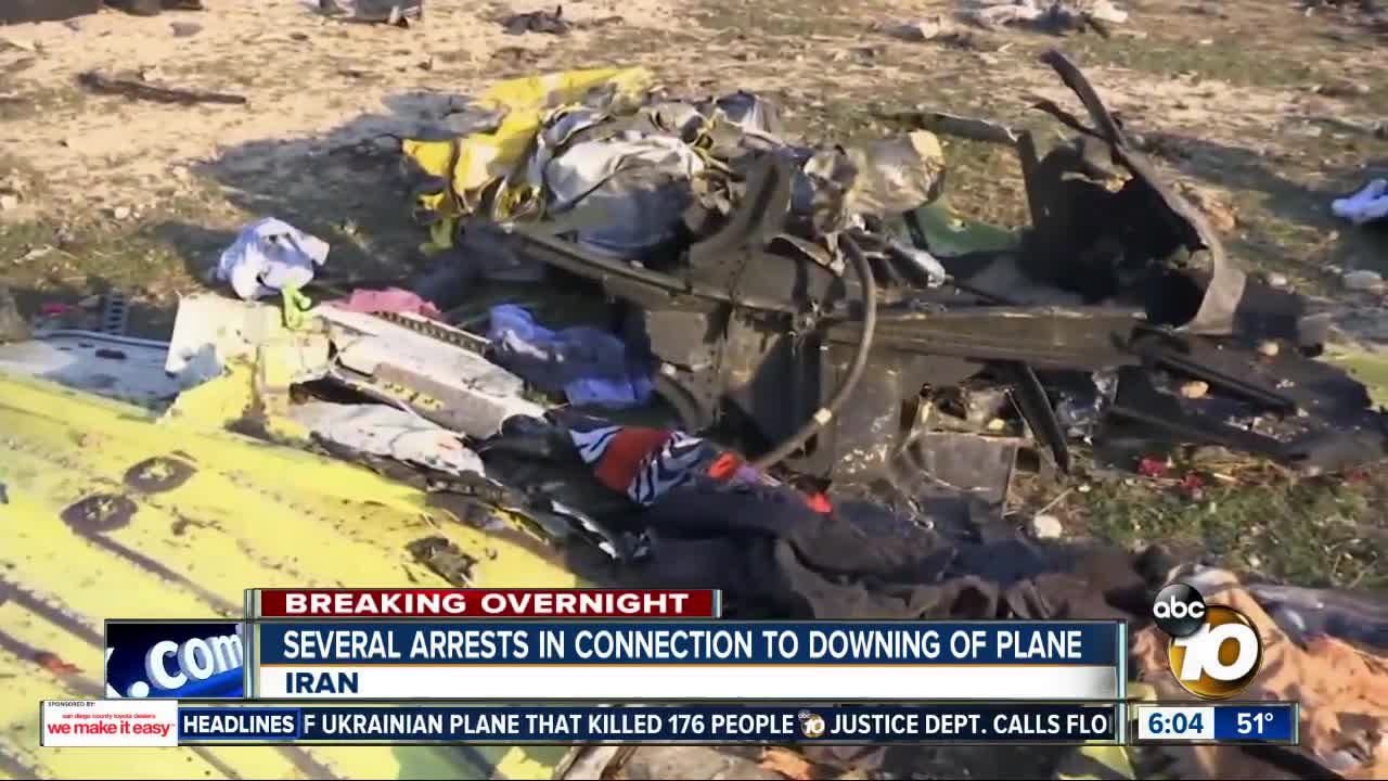Several arrests in connection to downing of plane