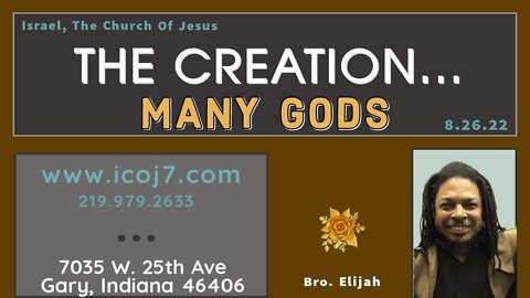 THE CREATION...MANY GODS