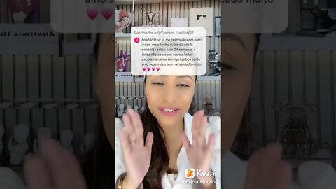Quando aparece a linha escura na barriga?