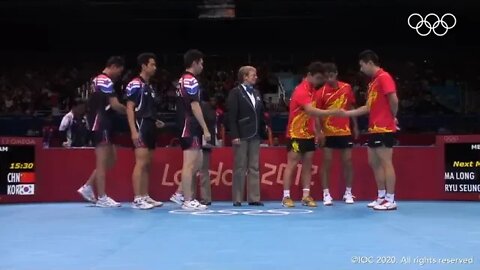 2 @@@@ Playback of the men's team final China 3 1 South Korea