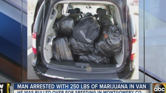 Man arrested with 250 pounds of marijuana