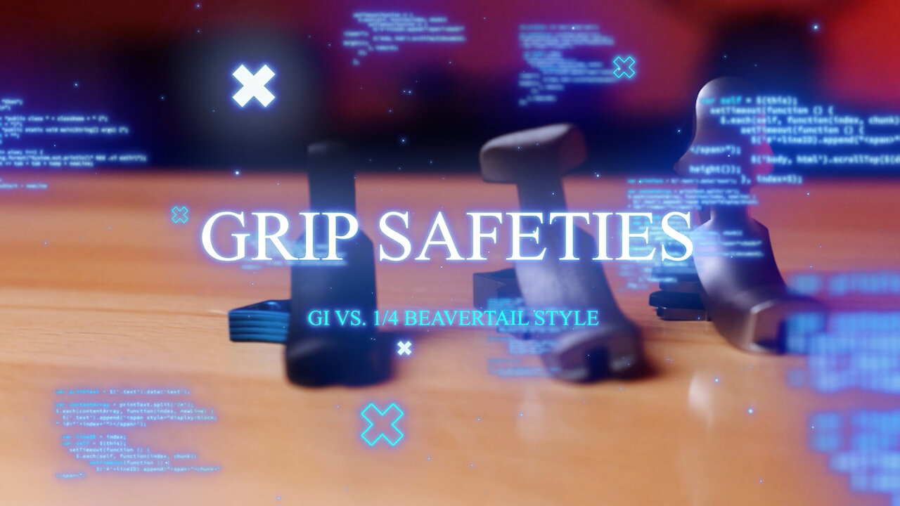 GRIP SAFETIES | BEAVERTAIL VS. GI | WHATS THE DIFFERANCE?? | 1911 PISTOL |