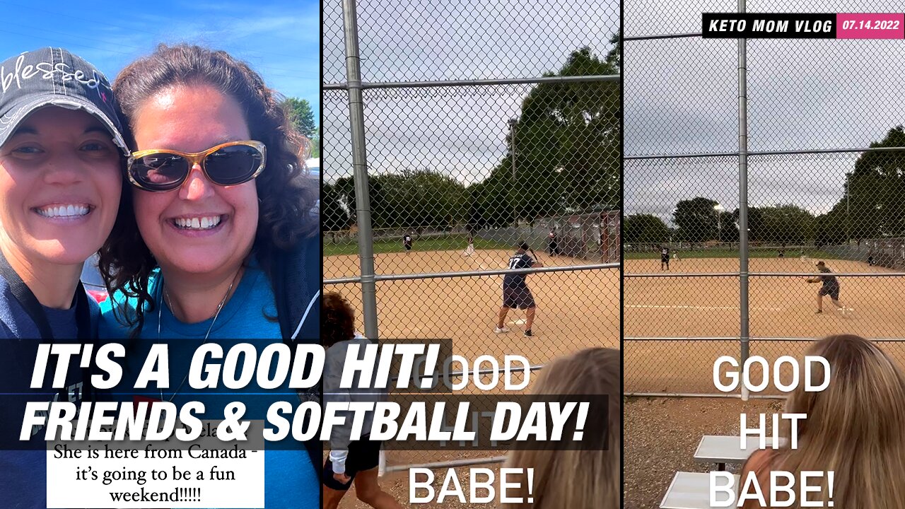 Friends And Softball! It's A Fun Day!| KETO Mom Vlog