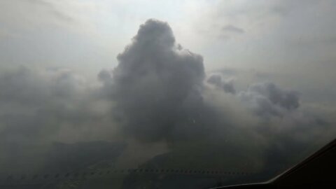 Another Cloudy Arrival into Hong Kong