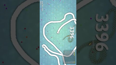 Circling the entire map on snake.io #shorts