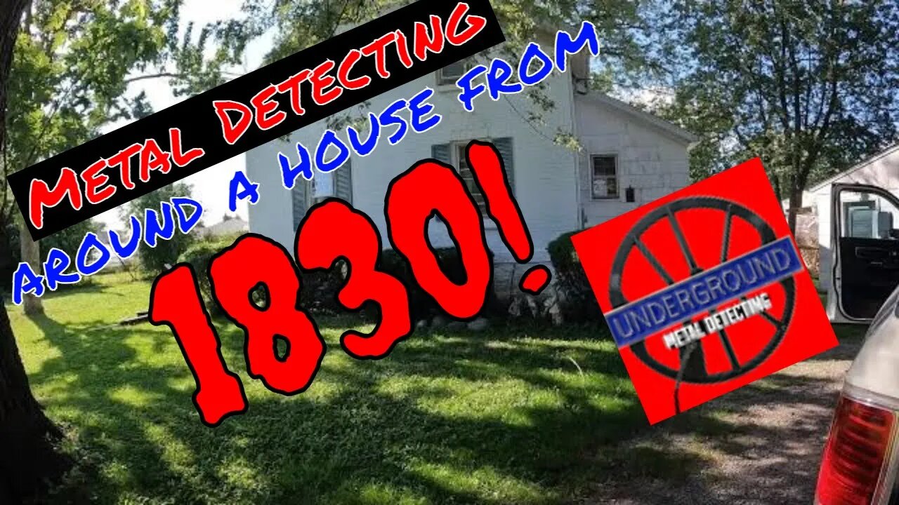 Metal Detecting the yard of a house built in 1830