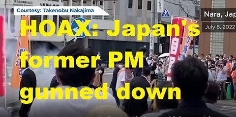 HOAX: Japan's former PM gunned down