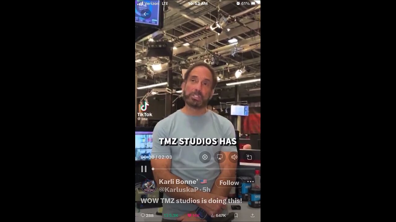 WOW TMZ studios is doing this!