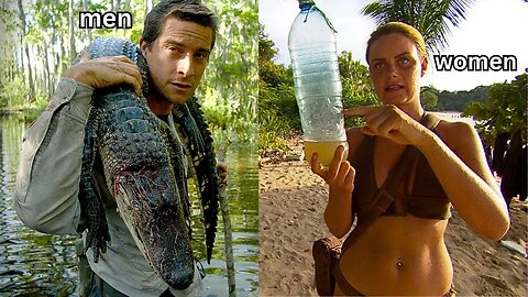 Men VS Women SURVIVAL ISLAND