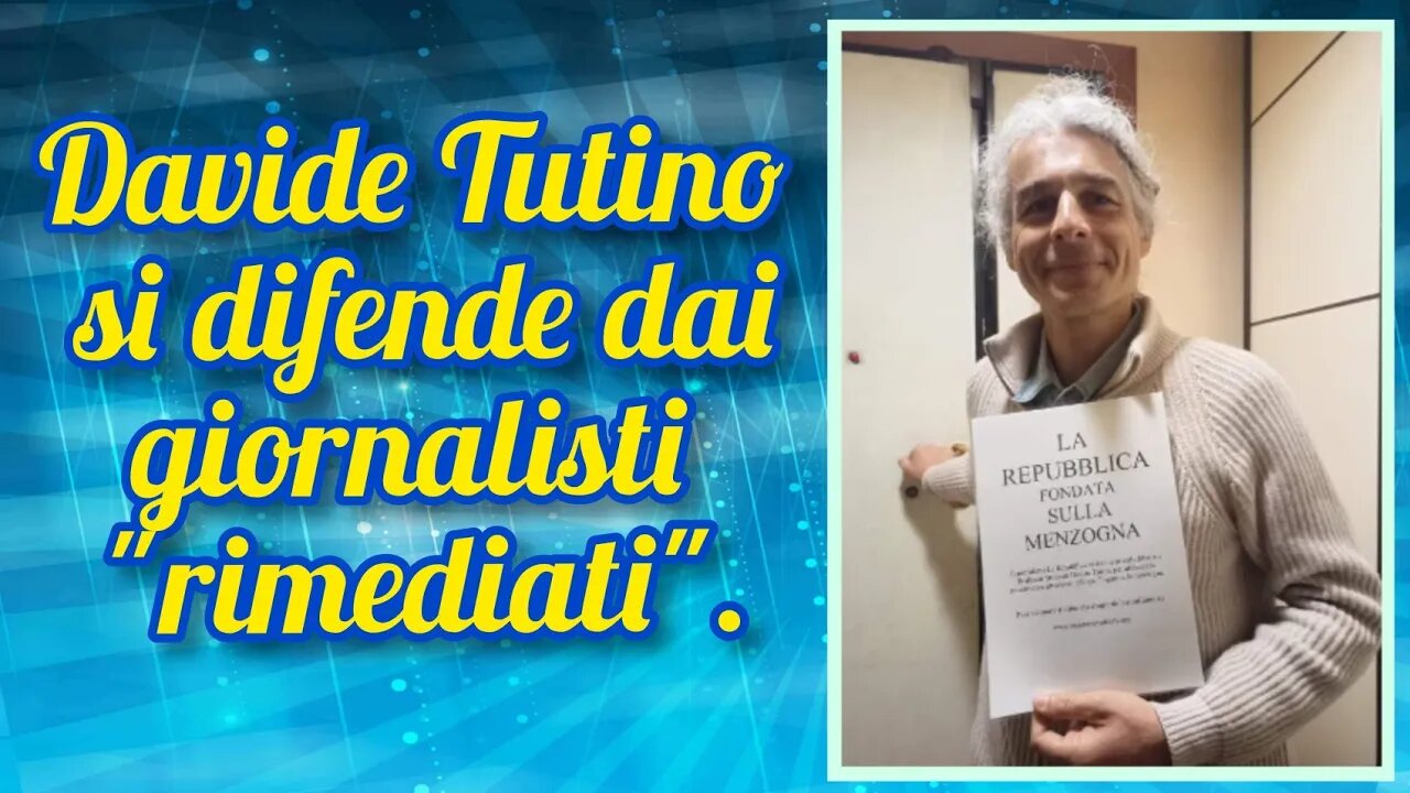 Tutino : La Repubblica della menzogna!