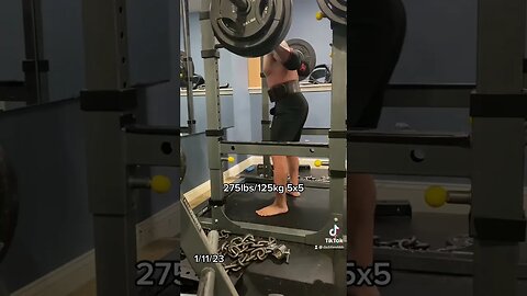 Squat 275lb 5x5/ peak training