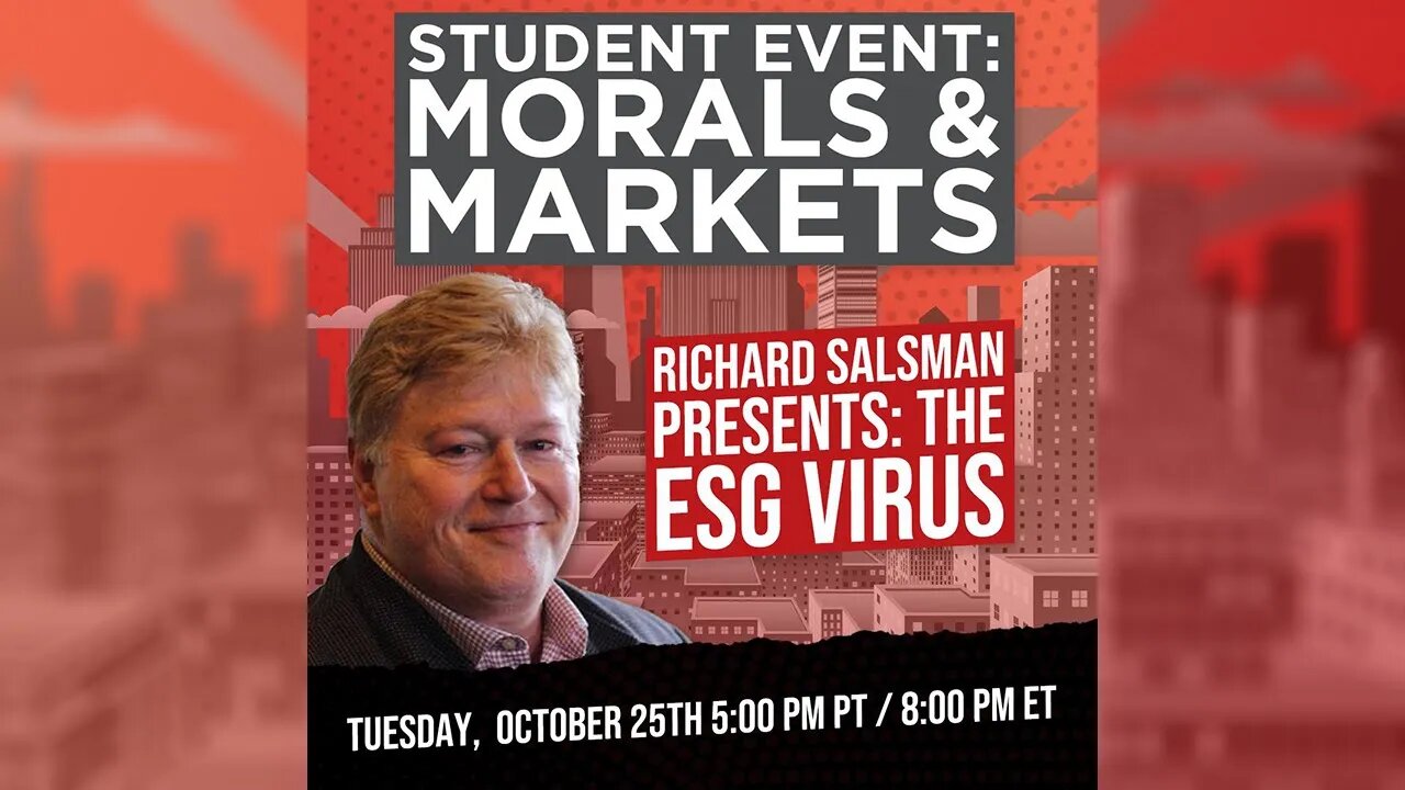 The ESG Virus - Morals & Markets Podcast