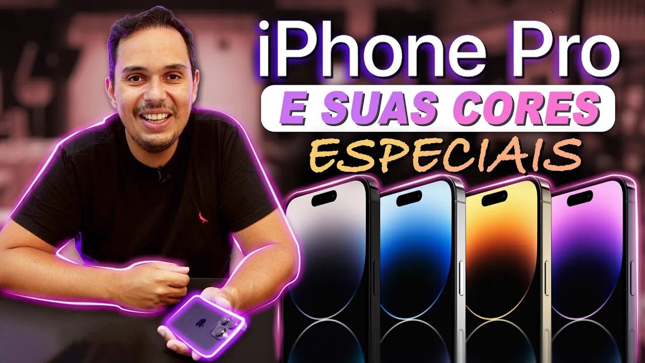 Curiosidade! iPhone Pro e suas cores Especiais!