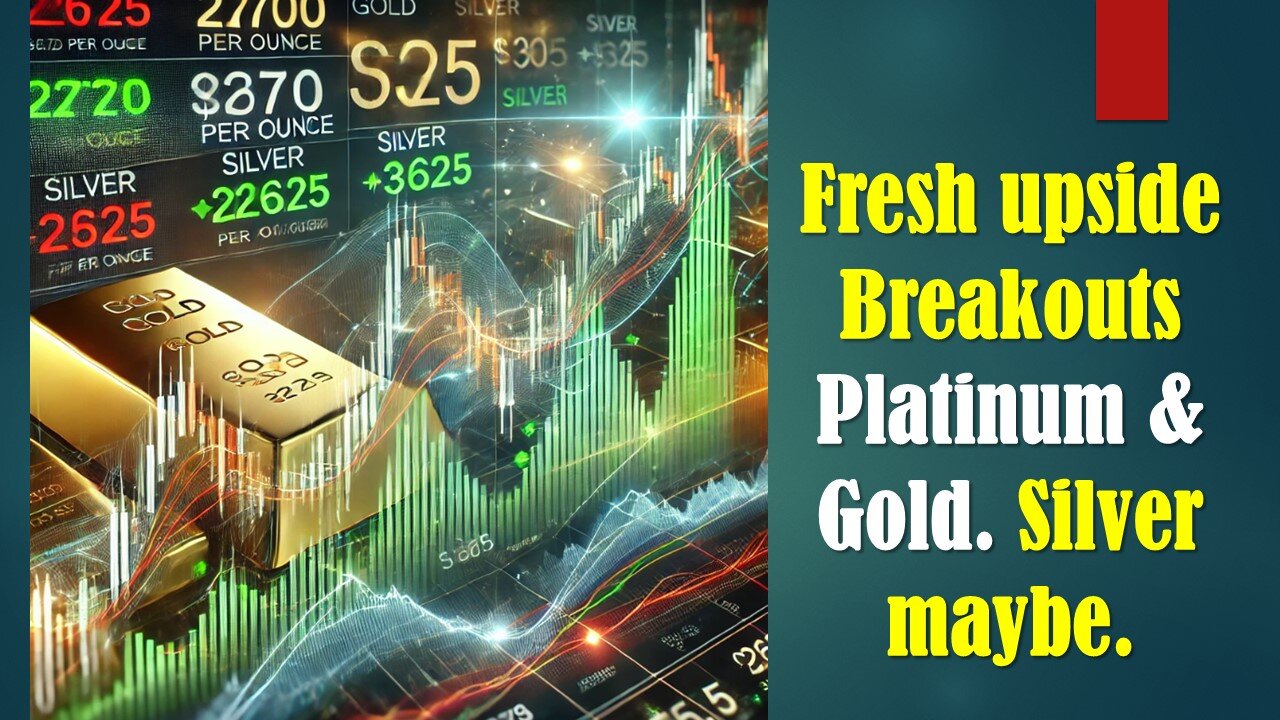 Fresh upside breakouts for Gold and Platinum but watch Silver