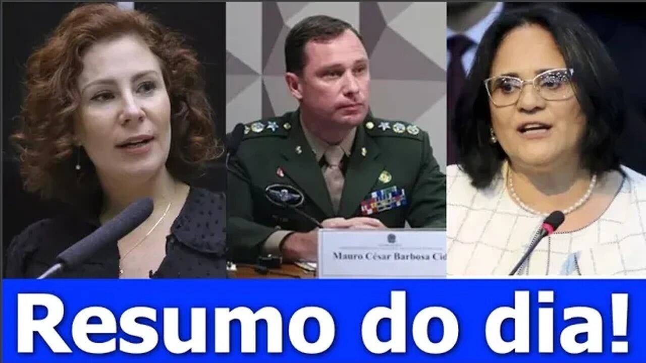 Mauro Cid, Carla Zambelli e Damares vão pra goiabeira! - Resumão do dia 11-07