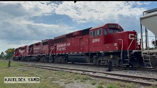 Nephton freight train arrives at CP Havelock