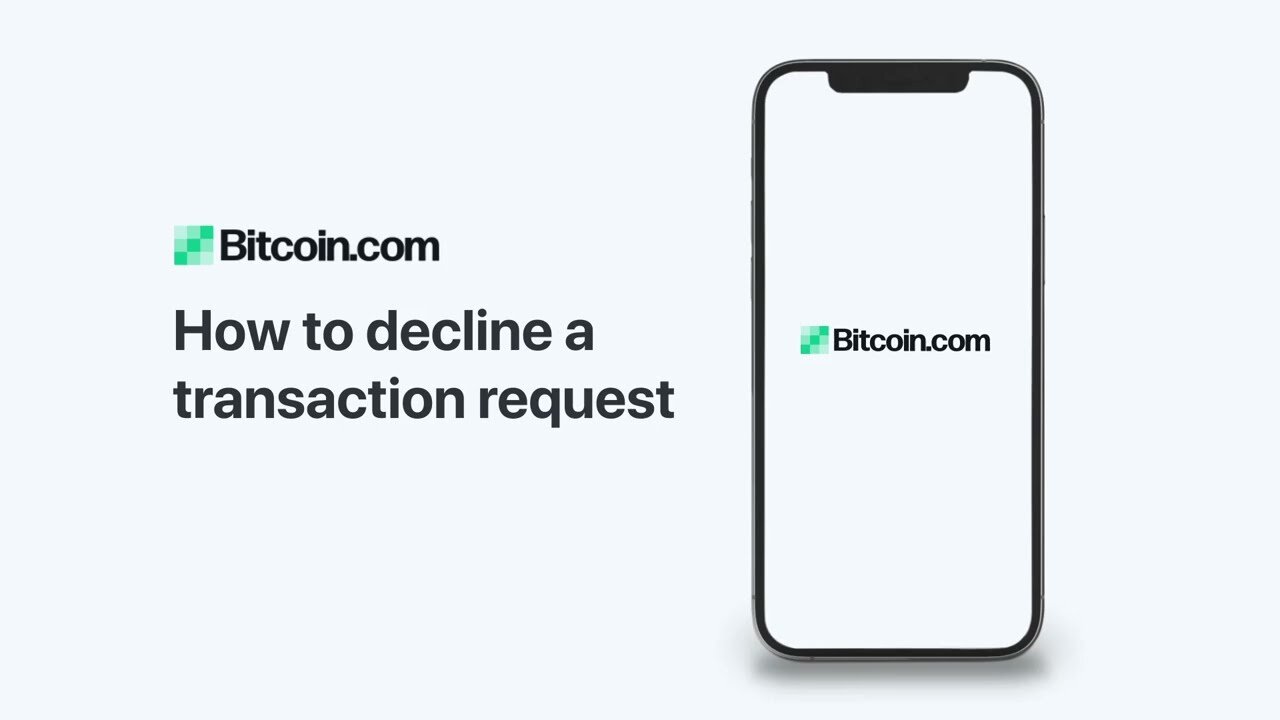 Bitcoin.com Wallet: How to decline a shared wallet transaction request