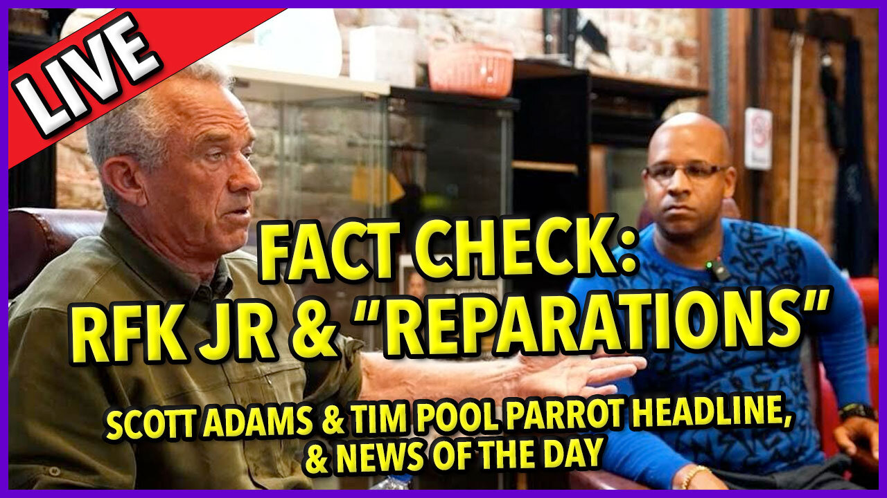 Fact Check: RFK Jr & Reparations ☕ 🔥 #factcheck ☕ Georgia Traffic Stop Reporting + #news C&N 123