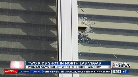 Bullet flies through a North Las Vegas home