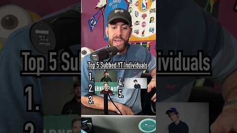 GUESSING the TOP 5 BIGGEST YOUTUBE Individuals!! Any Surprises? #shorts