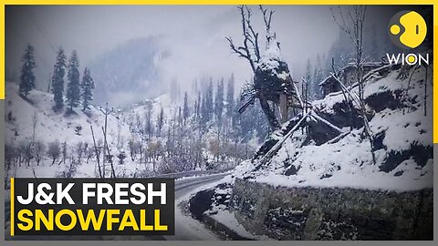 Jammu & Kashmir Receives Fresh Snowfall; Gulmarg, Higher Reaches Of North Covered In Snow | WION