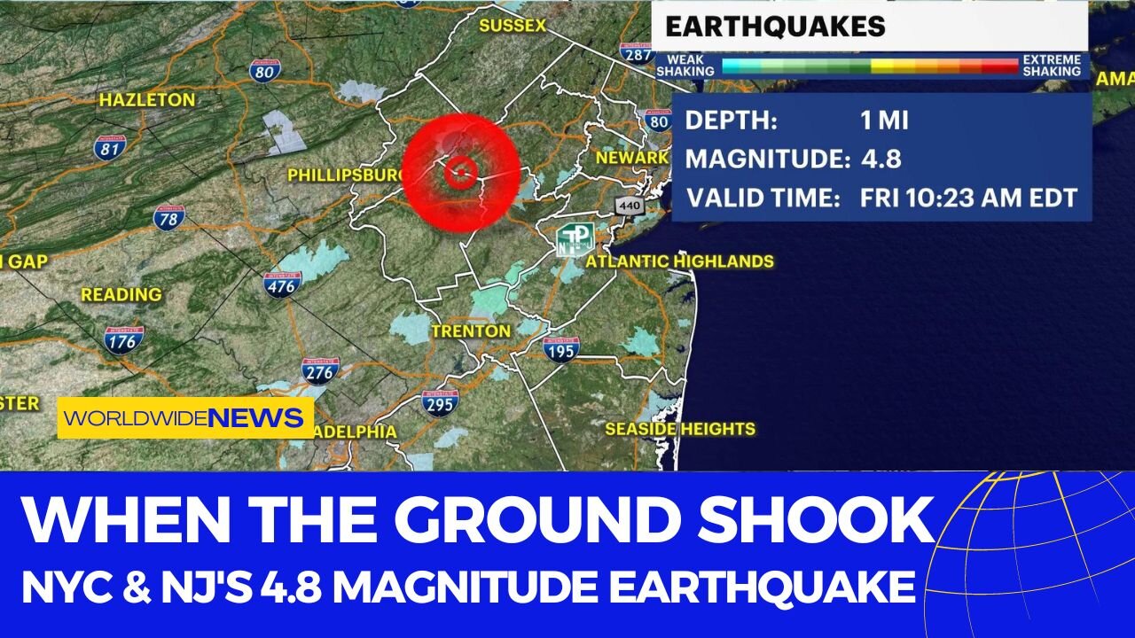 When the Ground Shook: NYC & NJ's 4.8 Magnitude Earthquake