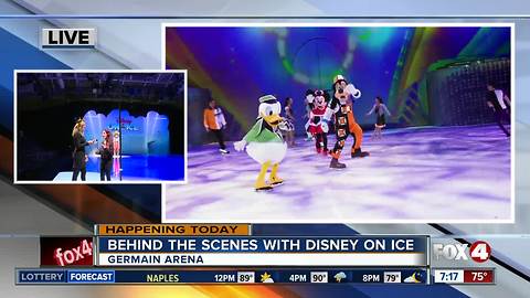 Disney characters take the ice in brand new show at Germain Arena - 7am live reportDisney on Ice performs their brand new show, Mickey's Search Party, all weekend at the Germain Arena. The show includes 45 performers featuring 40 Disney characters on the