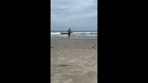 Skimboard fail