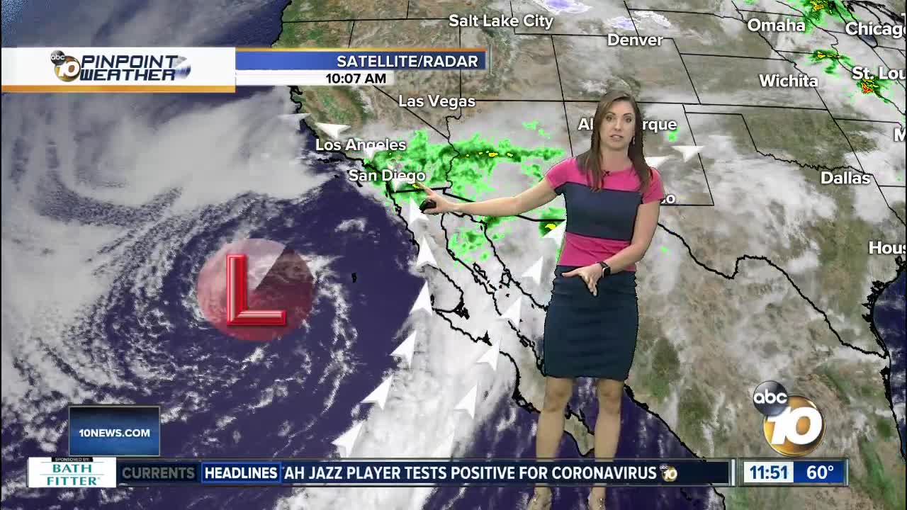 10News Pinpoint Weather with Meteorologist Megan Parry