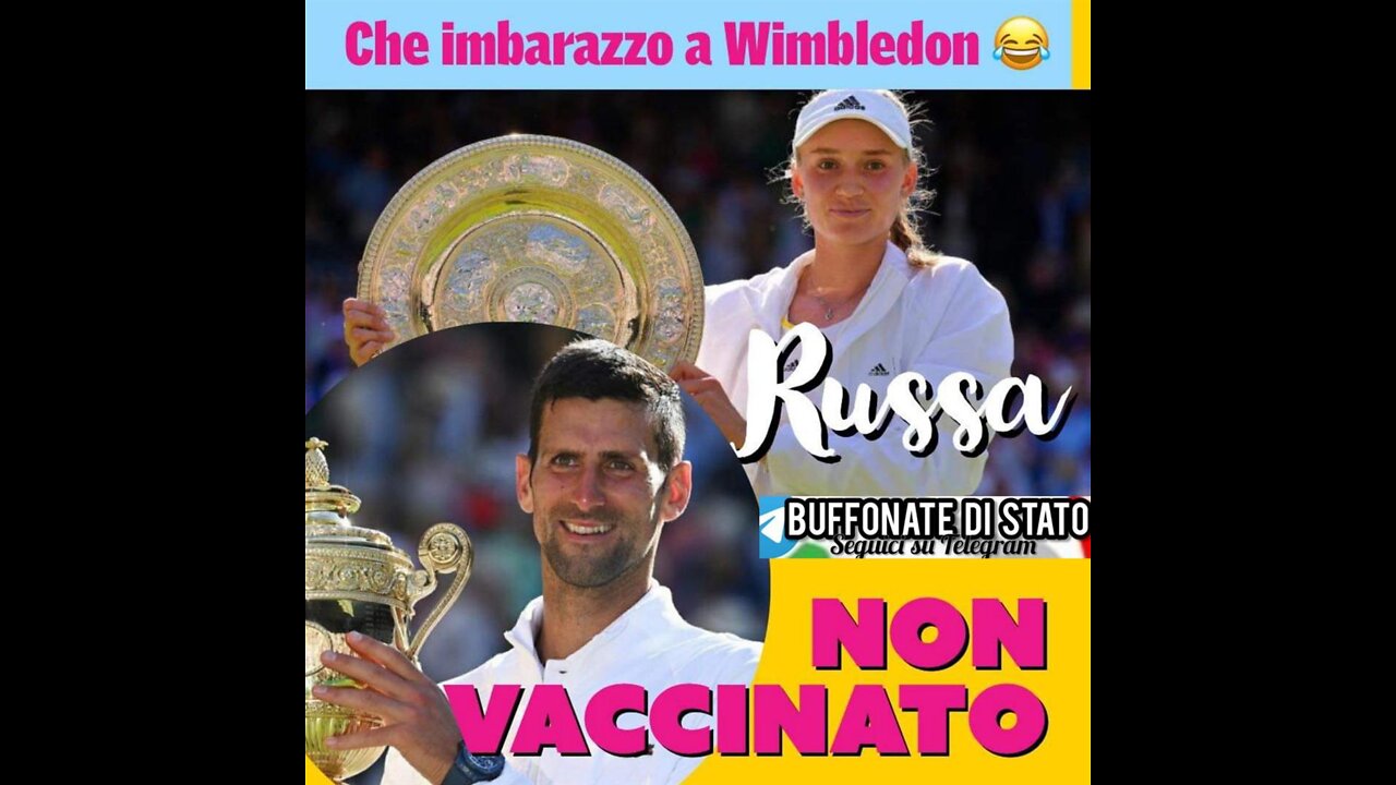 Che imbarazzo a Wimbledon! Vincono la "russa" Elena Rybakina e il "novax" Djokovicð€£