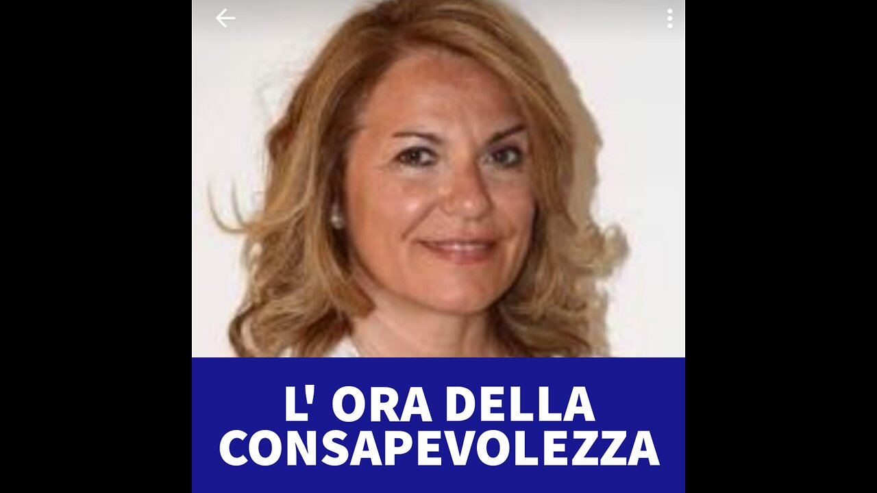 L'ORA DELLA CONSAPEVOLEZZA CON MARILENA CAPUZZIMATI