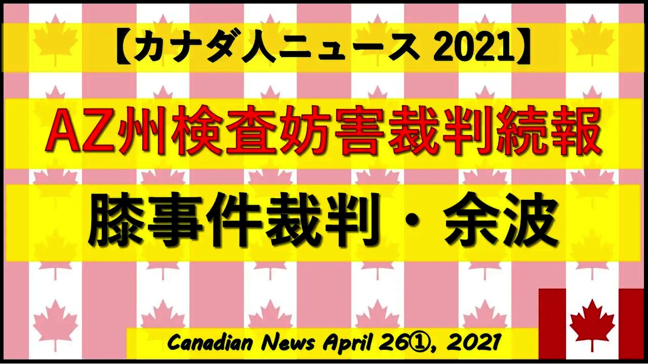 AZ州検査妨害裁判続報 膝事件裁判・余波