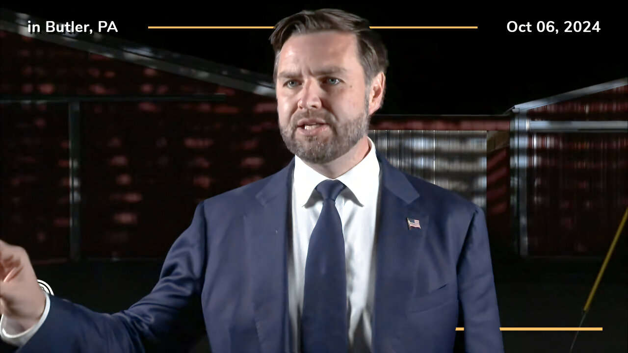 JD Vance High-Emotions Rally in Pennsylvania