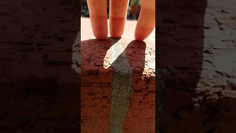 Public ASMR | Cement Scratching