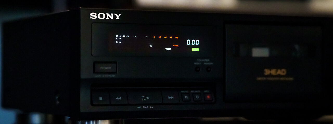 SONY TC-K411 3 HEAD DECK VINTAGE STEREO TEST