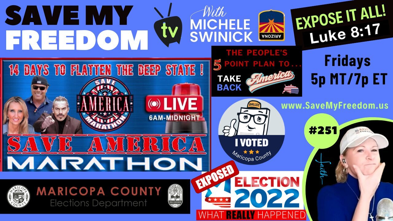 Save My Freedom: Election Fraud, Betrayal, and the Destruction of Our Country... Are You Ready to Wake Up? | LIVE @ 3pm ET