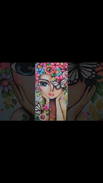Beautiful Flower Girl 🌼 #puzzle #shorts #flowers #beautiful