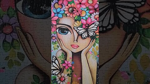 Beautiful Flower Girl 🌼 #puzzle #shorts #flowers #beautiful